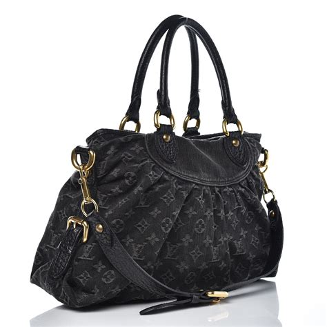 louis vuitton hand shoulder bag 2way neo cabby mm measurements|LOUIS VUITTON Denim Neo Cabby MM Black.